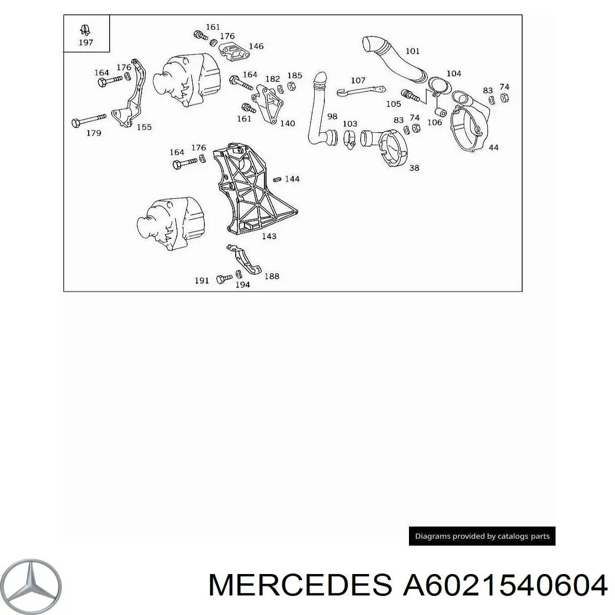 A6021540604 Mercedes 