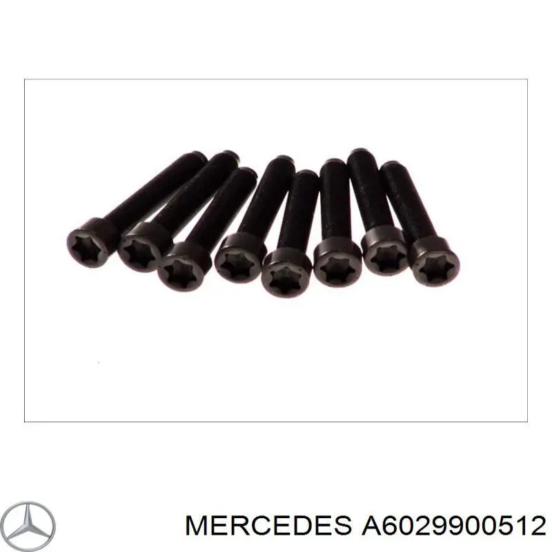 A6029900512 Mercedes Parafuso de fixação de volante