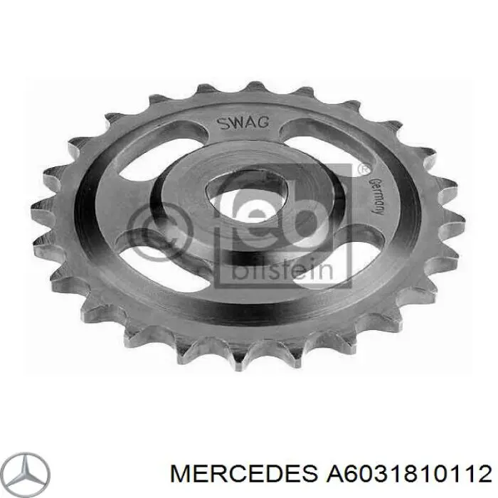 A6031810112 Mercedes Roda dentada de bomba de óleo