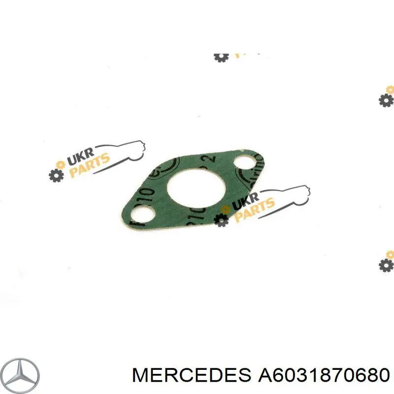 A6031870680 Mercedes Vedante de mangueira de derivação de óleo de turbina