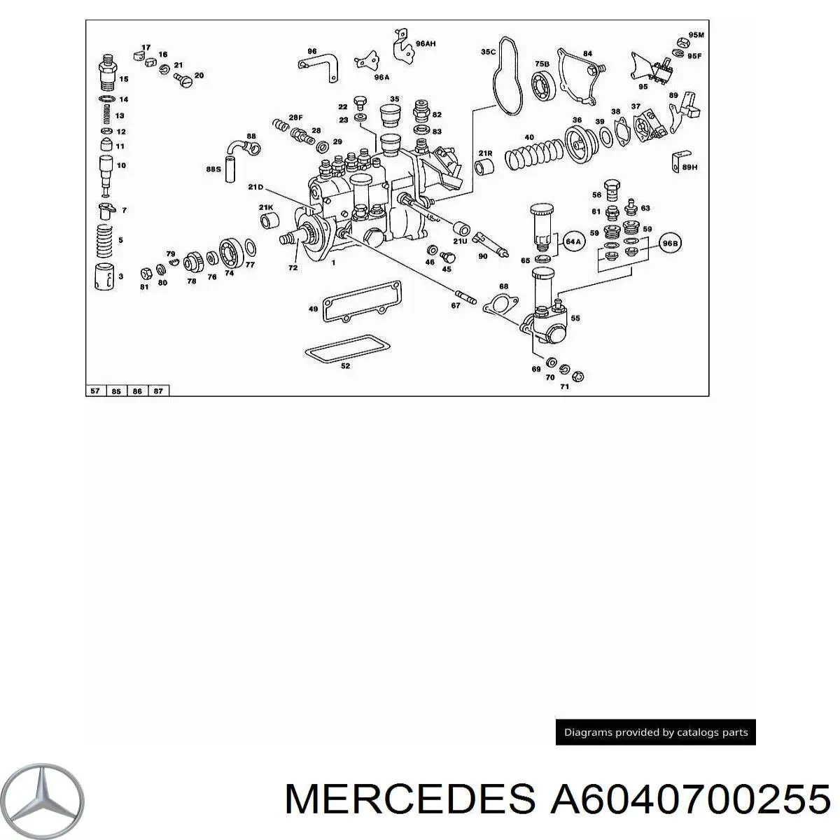A6040700255 Mercedes 