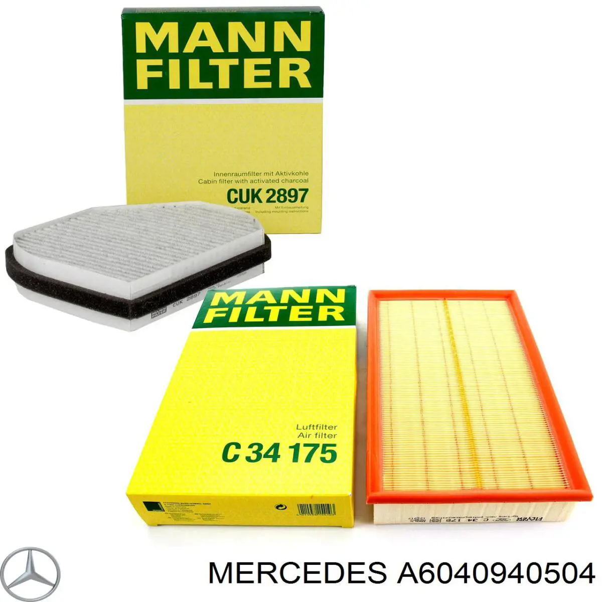 Filtro de ar Mercedes A6040940504 preço, a partir de 14,48 USD