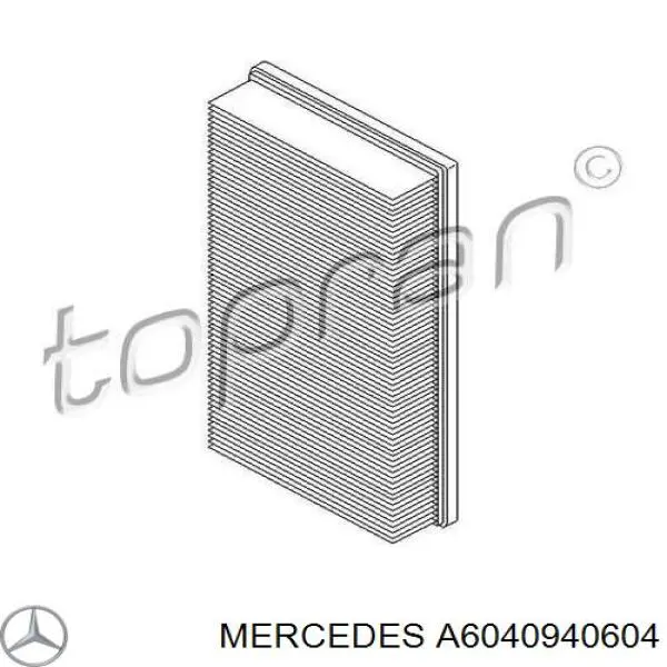 Filtro de ar Mercedes A6040940604 preço, a partir de 14,26 USD