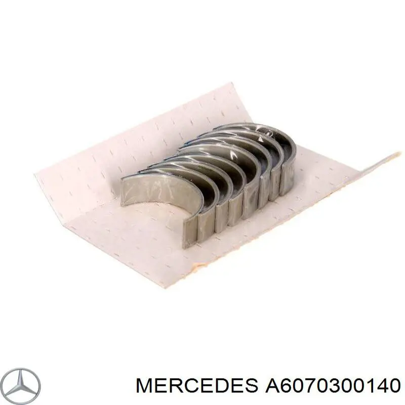 Compre A6070300140 Mercedes Folhas inseridas de cambota de biela, kit, padrão (STD)