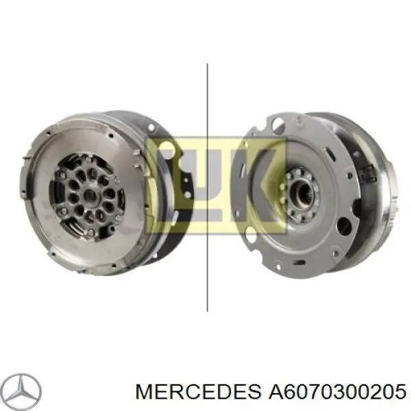 A6070300205 Mercedes Volante de motor