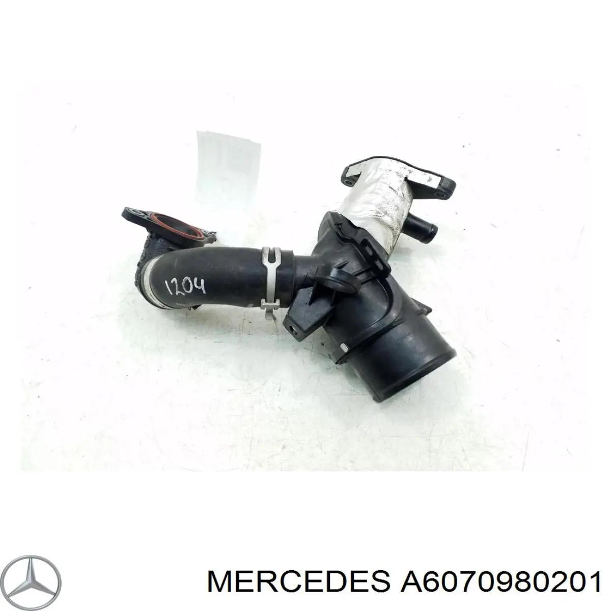 A6070980201 Mercedes Mangueira (cano derivado) de intercooler