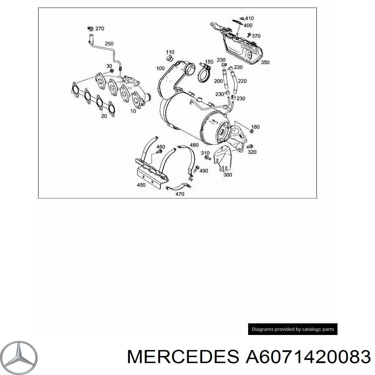 2081700QAK Renault (RVI) Tubo de sensor de pressão dos gases de escape