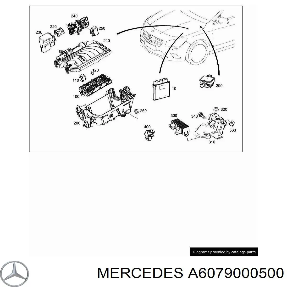 Relê de aquecedor de pré-arranco Mercedes A6079000500 preço, a partir de 37,46 USD