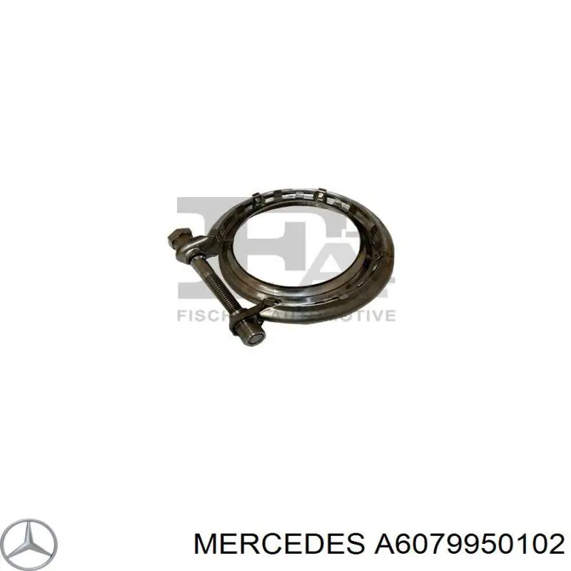 Braçadeira de fixação de catalisador para a turbina Mercedes A6079950102 preço, a partir de 23,89 USD