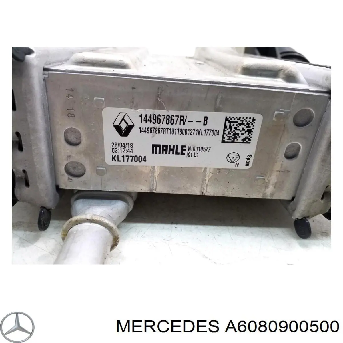 Compre A6080900500 Mercedes Radiador de intercooler