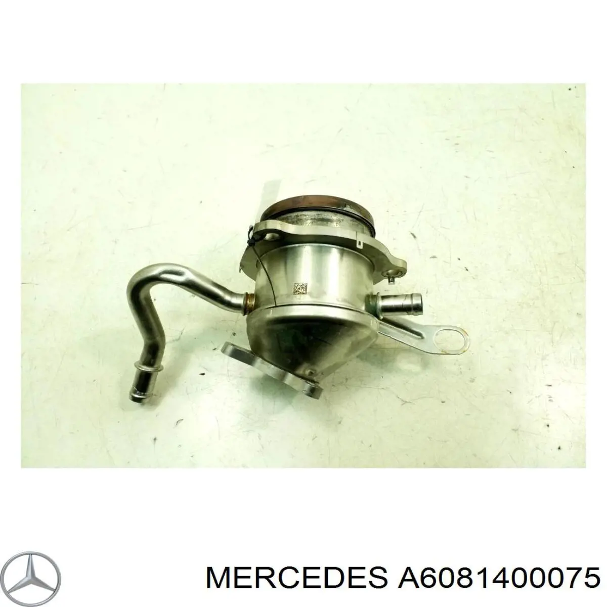 A6081400075 Mercedes Radiador do sistema EGR de recirculação dos gases de escape
