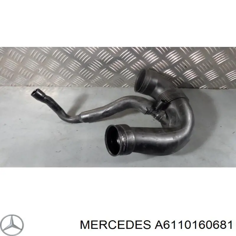 6110160681 Mercedes Cano derivado de ventilação de cárter (de separador de óleo)