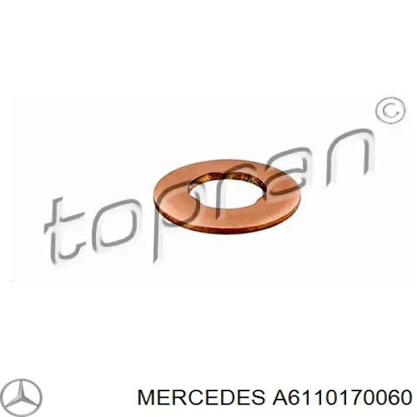 Compre A6110170060 Mercedes Anel (arruela) do injetor de ajuste
