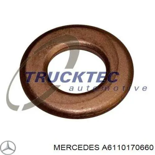 A6110170660 Mercedes Anel (arruela) do injetor de ajuste