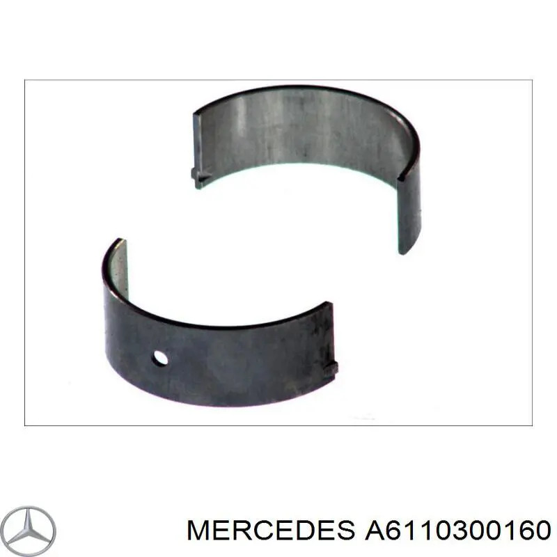 Folhas inseridas de cambota de biela, kit, 1ª reparação ( + 0,25) Mercedes A6110300160 preço, a partir de 51,48 USD