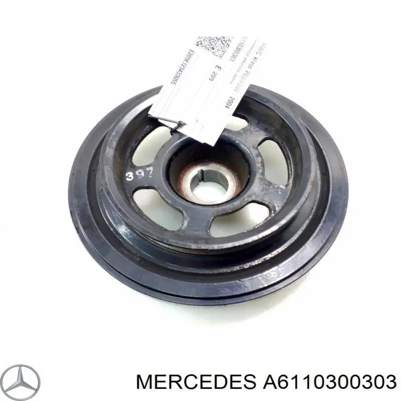 Polia de cambota Mercedes A6110300303 preço, a partir de 59,59 USD