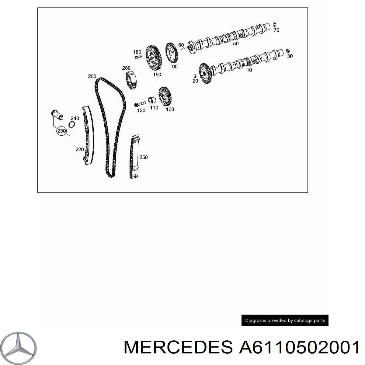 A6110500601 Mercedes 