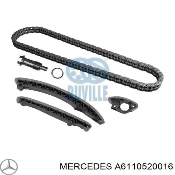 A6110520016 Mercedes Sapato de reguladora de tensão da cadeia do mecanismo de distribuição de gás