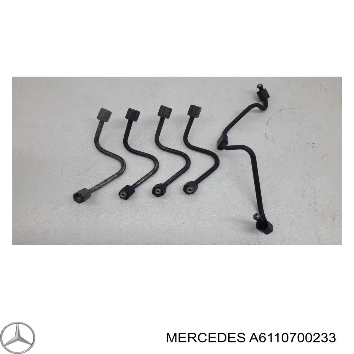 6110700033 Mercedes Tubo de combustível do injetor de 1º cilindro