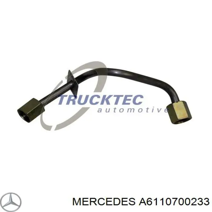 Compre 6110700033 Mercedes Tubo de combustível do injetor de 1º cilindro