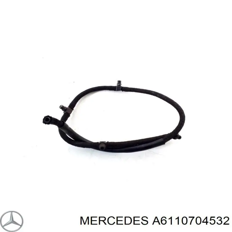 A6110704532 Mercedes Tubo de combustível, inverso desde os injetores