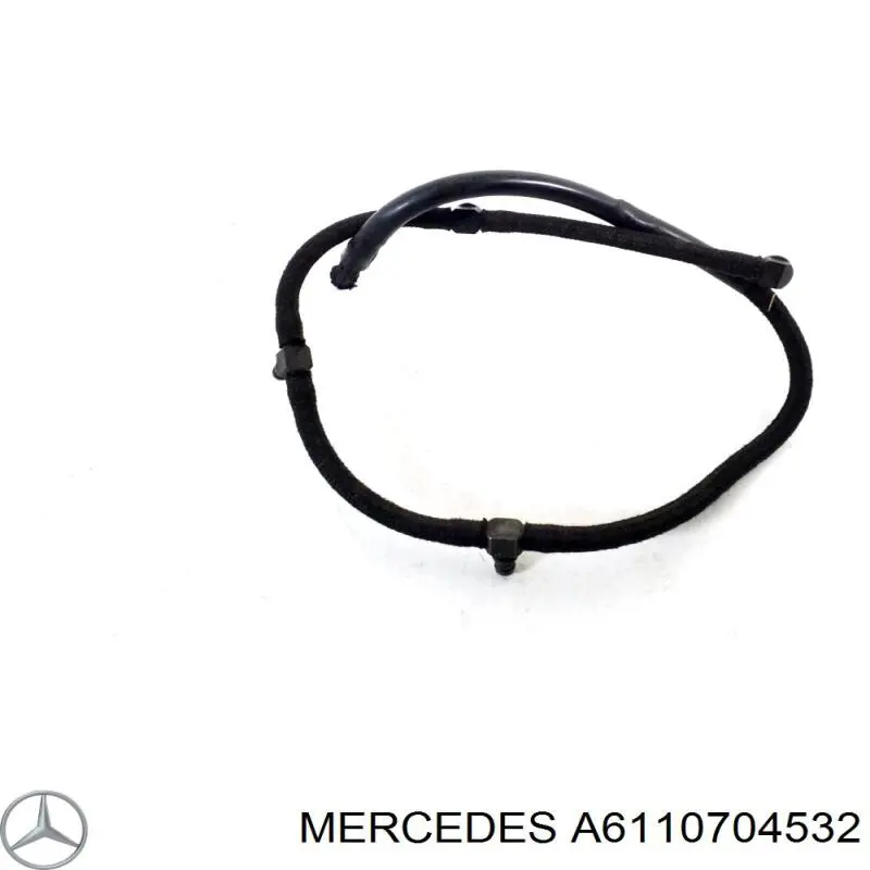 Tubo de combustível, inverso desde os injetores Mercedes A6110704532 preço, a partir de 43,91 USD