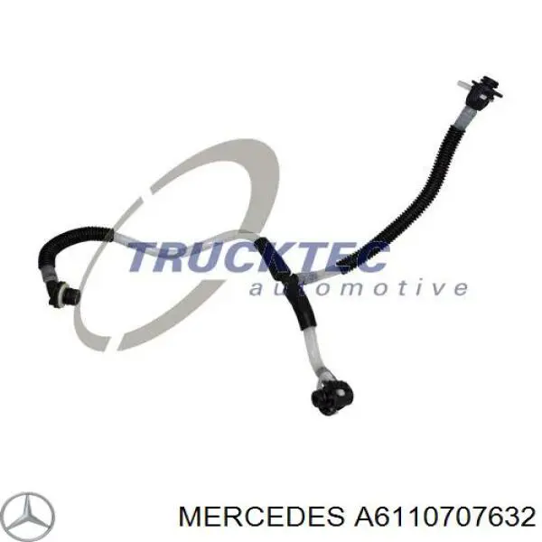 Tubo de combustível desde a bomba de bombeio de combustível até a válvula de corte de combustível Mercedes A6110707632 preço, a partir de 43,26 USD