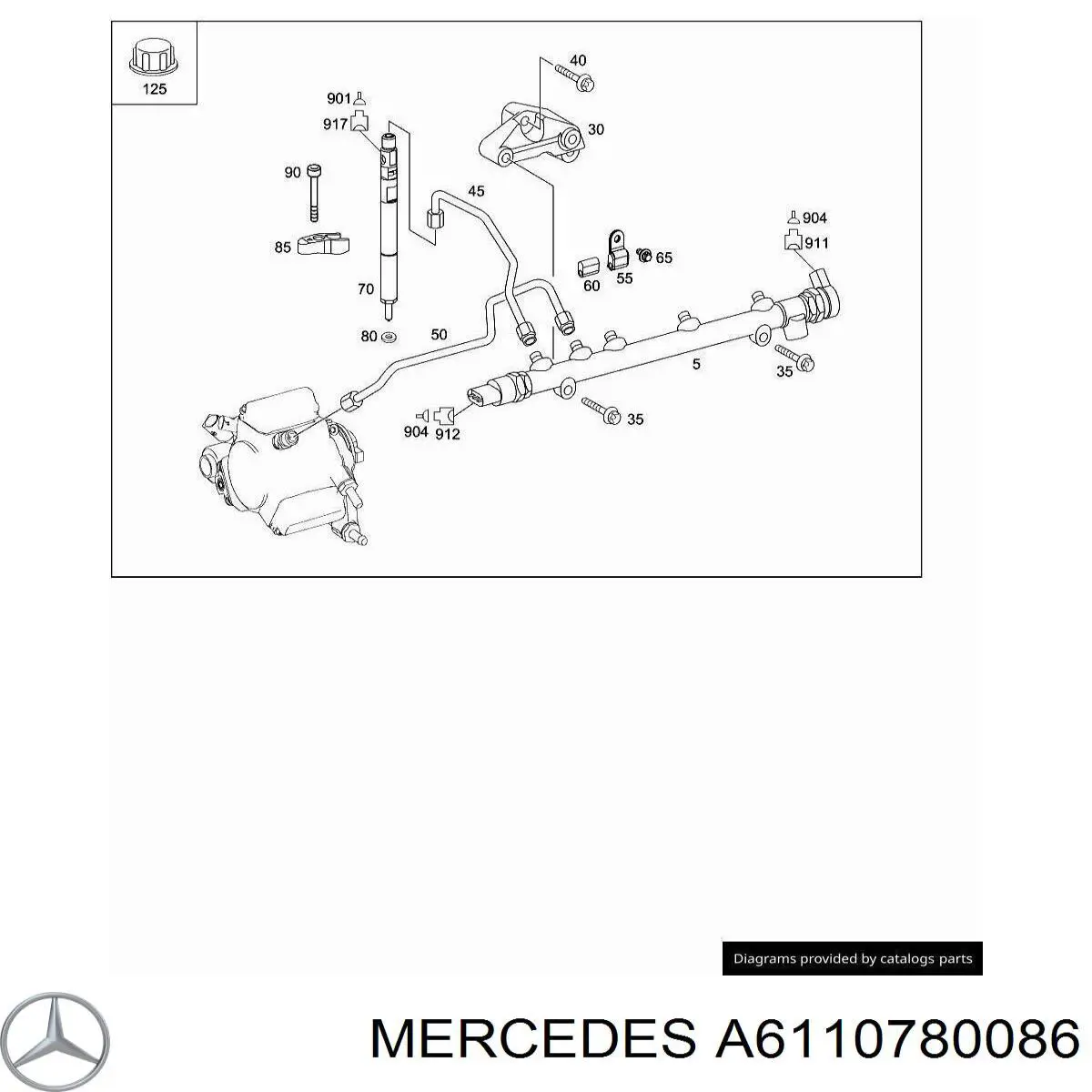  Mercedes A6110780086 preço, a partir de 6,56 USD