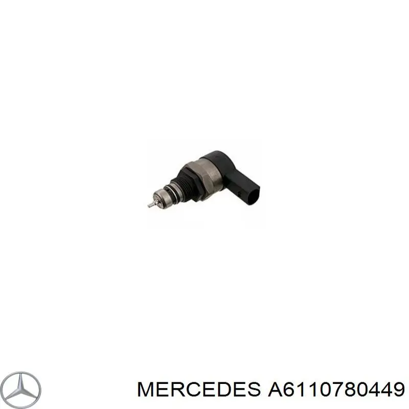 A6110780449 Mercedes Regulador de pressão de combustível na régua de injectores