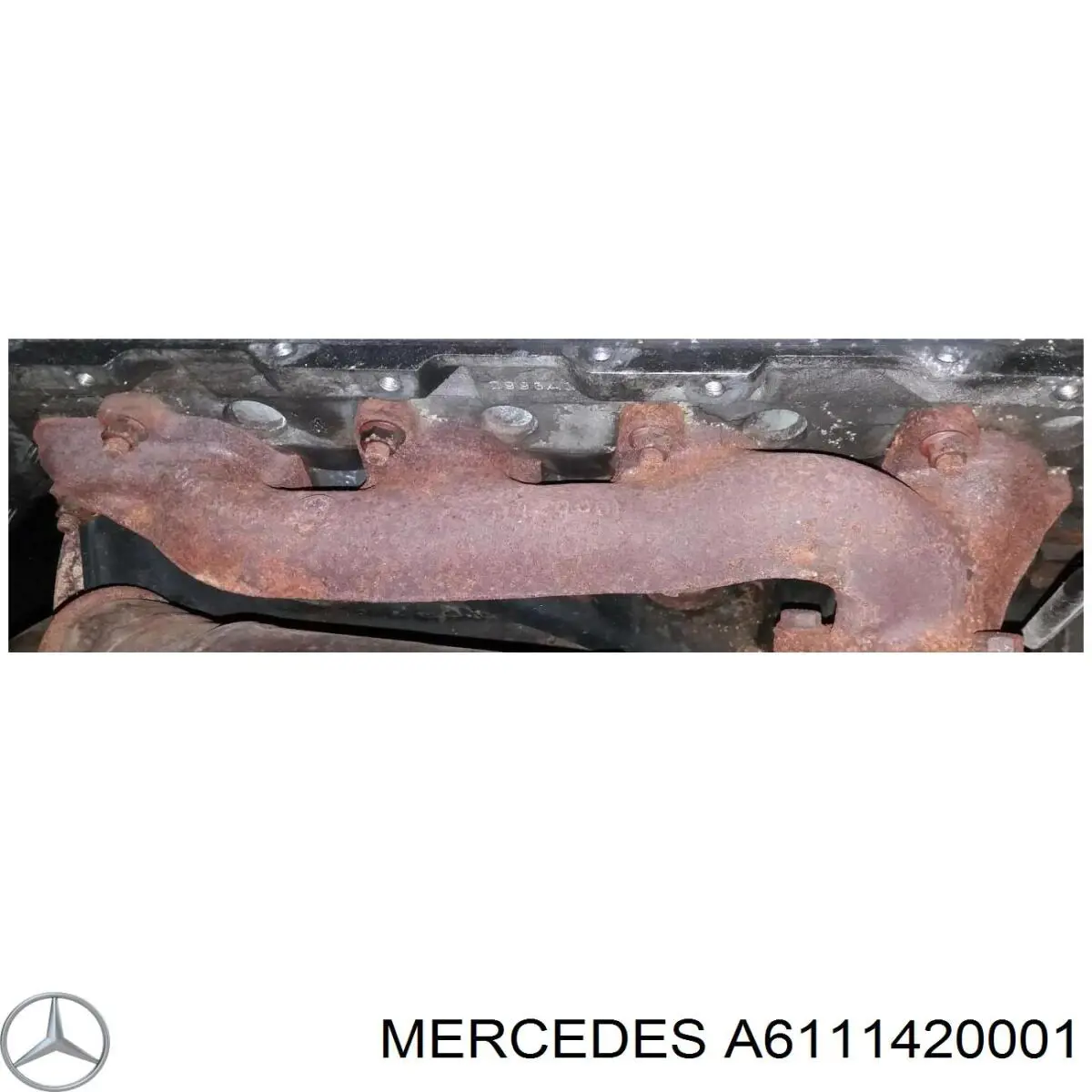 A6111420001 Mercedes Tubo coletor de escape