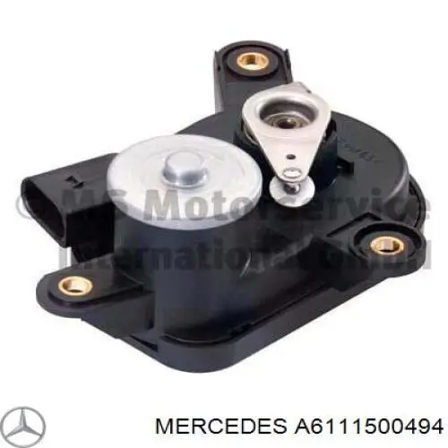 A6111500494 Mercedes Válvula (atuador) de acionamento das comportas de tubo coletor de admissão