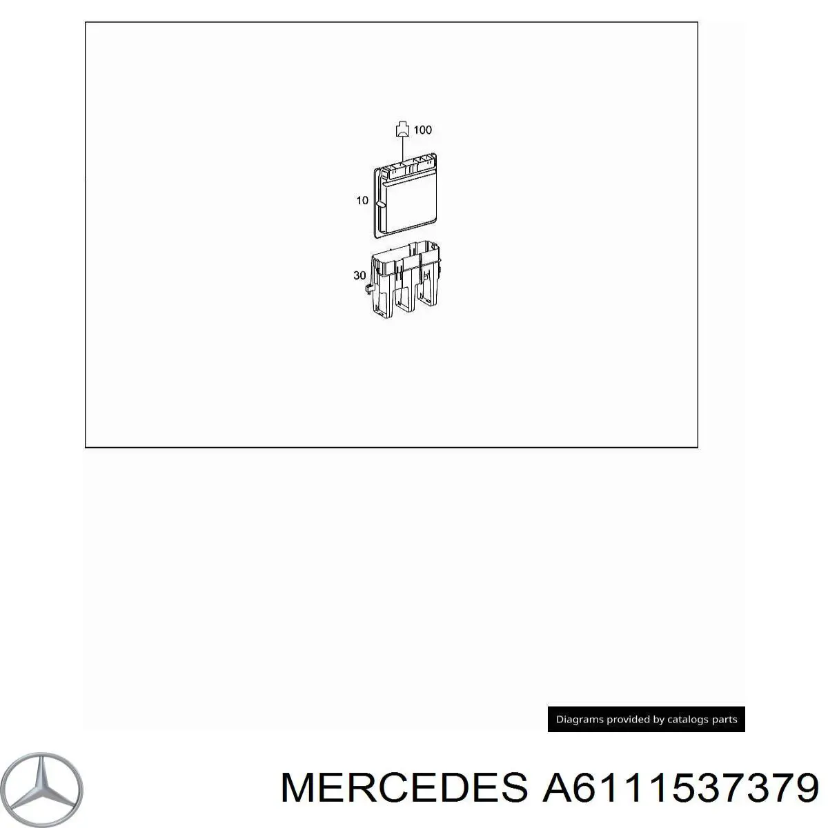 A6111532379 Mercedes Módulo de direção (Centralina eletrônica) de motor