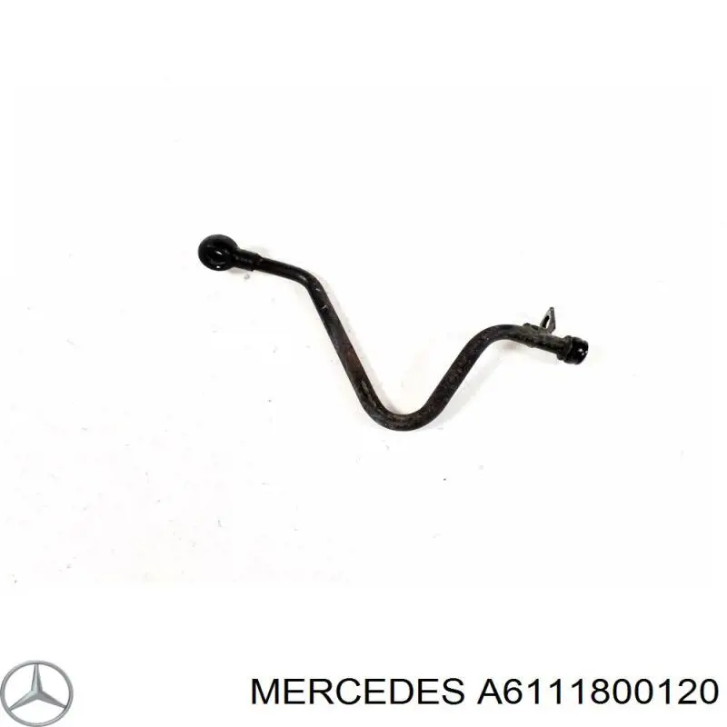 A6111800120 Mercedes Tubo (mangueira) de fornecimento de óleo de turbina