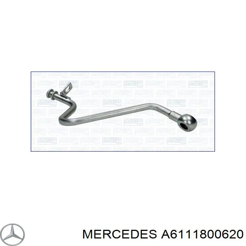 A6111800620 Mercedes Tubo (mangueira) de fornecimento de óleo de turbina