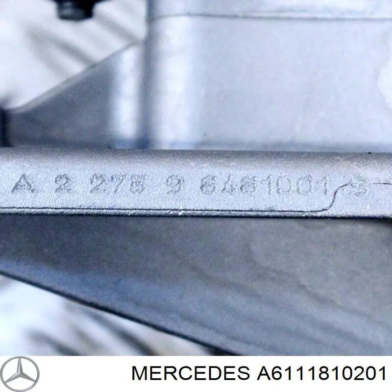 A6111810201 Mercedes Bomba de óleo