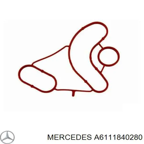 A6111840280 Mercedes Vedante do radiador de óleo