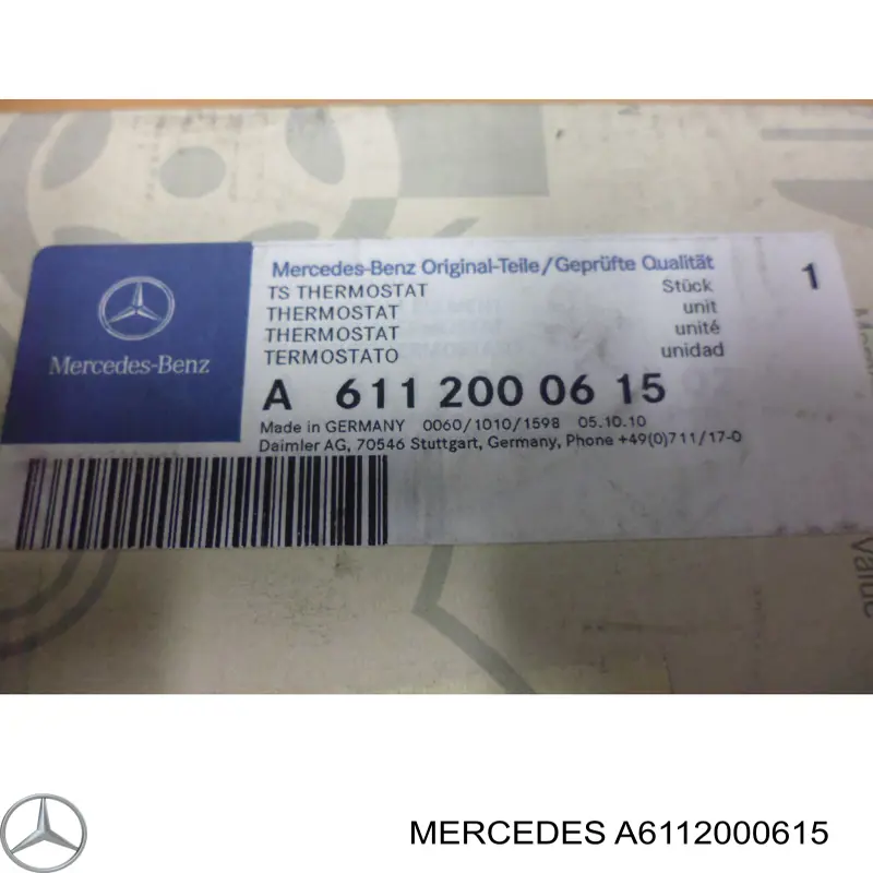A6112000615 Mercedes Caixa do termostato