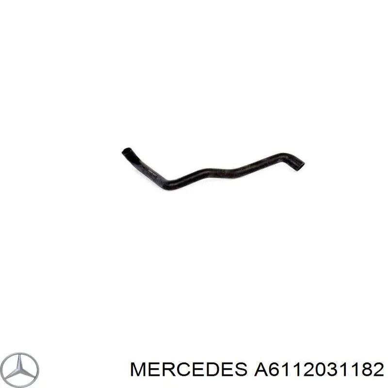 A6112031182 Mercedes Tubo (mangueira) do radiador de óleo, desde o bloco até o radiador