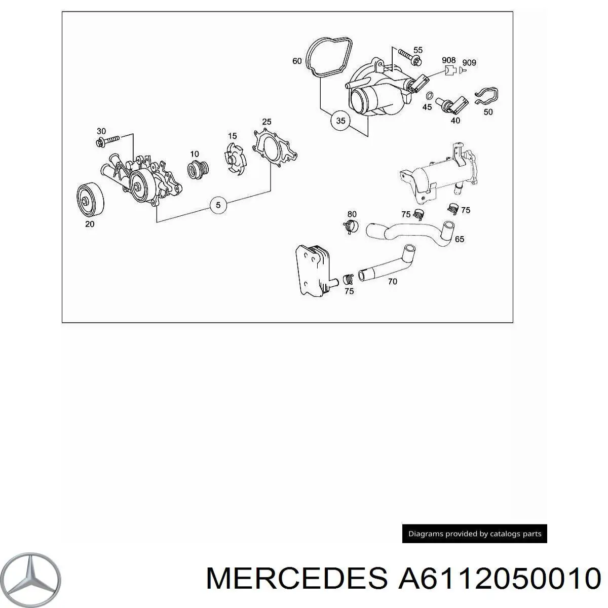 A6112050010 Mercedes 