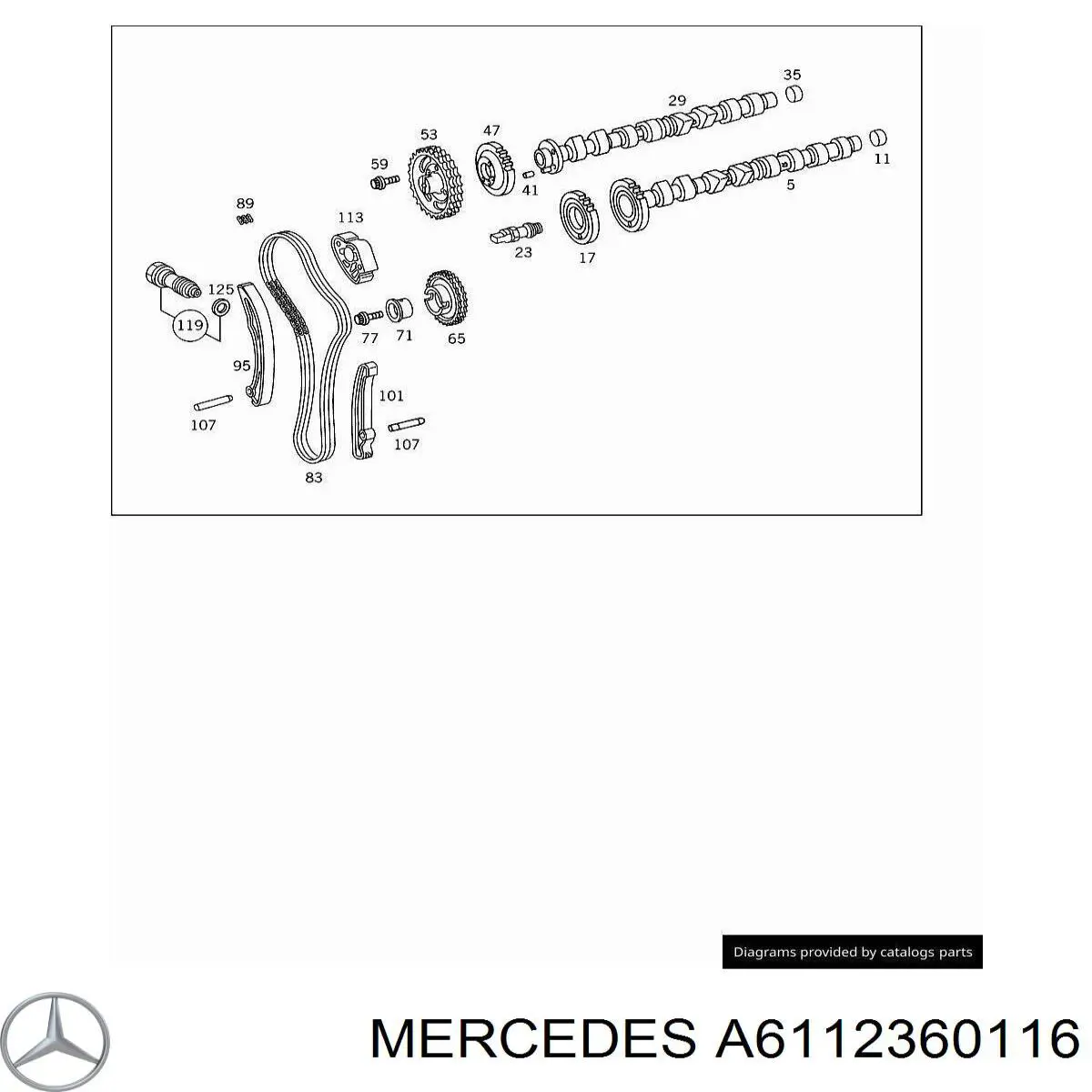 A6112360116 Mercedes 
