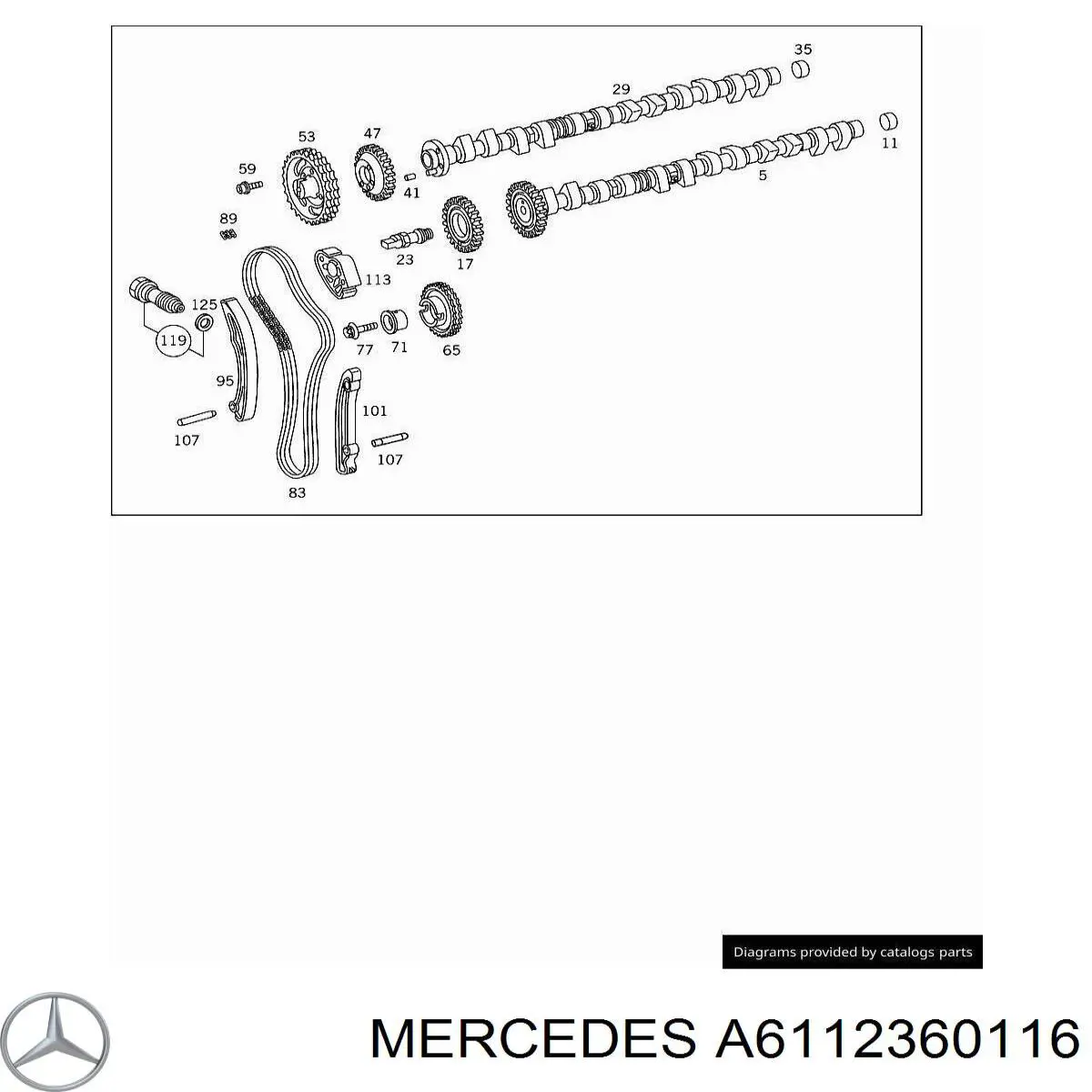  Mercedes A6112360116 preço, a partir de 69,92 USD