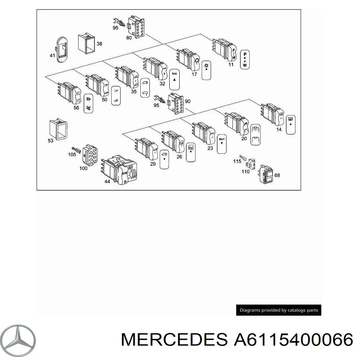 Compre A6115400066 Mercedes 