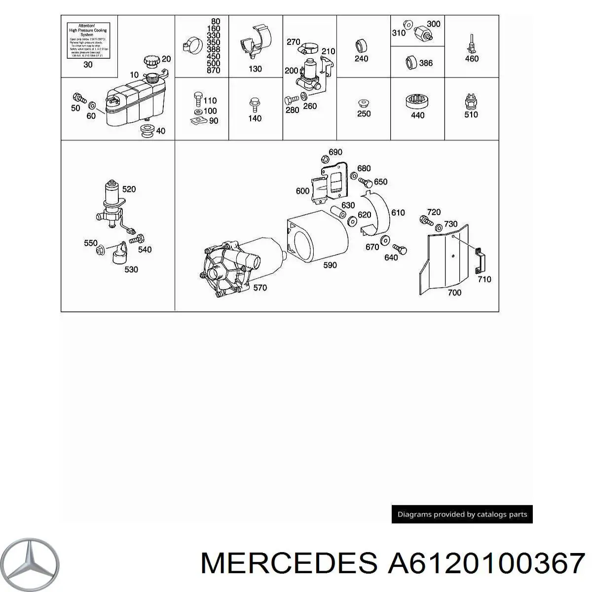 Tampa de motor decorativa Mercedes A6120100367 preço, a partir de 195,00 USD
