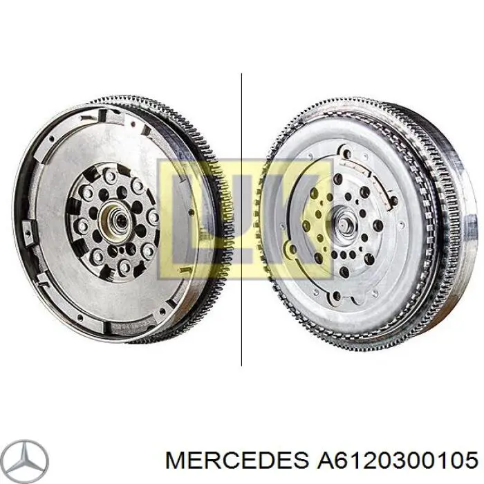 A6120300105 Mercedes Volante de motor