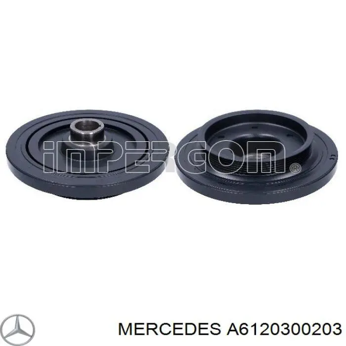 A6120300203 Mercedes Polia de cambota
