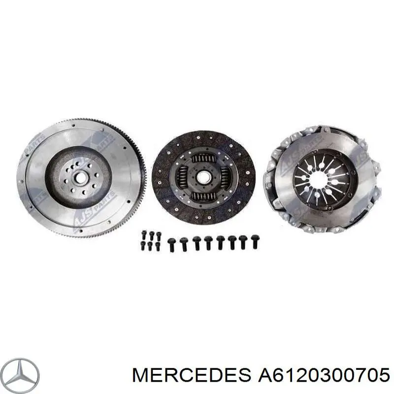 Compre A6120300705 Mercedes Volante de motor