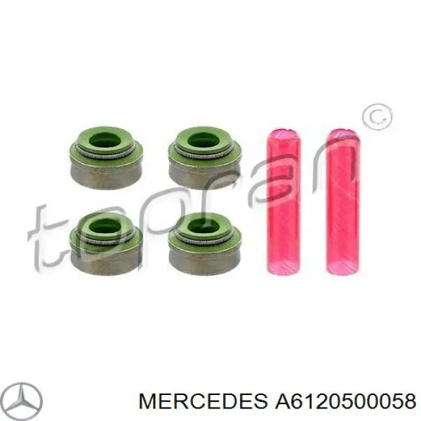 Vedação de válvula (coletor de óleo), admissão/escape, kit para um motor Mercedes A6120500058 preço, a partir de 10,26 USD