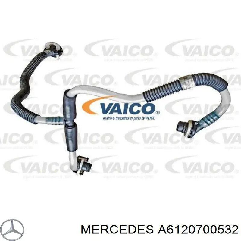 Compre A6120700532 Mercedes Tubo de combustível, desde o filtro até a bomba