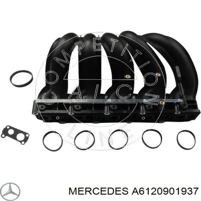 Tubo coletor de admissão Mercedes A6120901937 preço, a partir de 253,68 USD