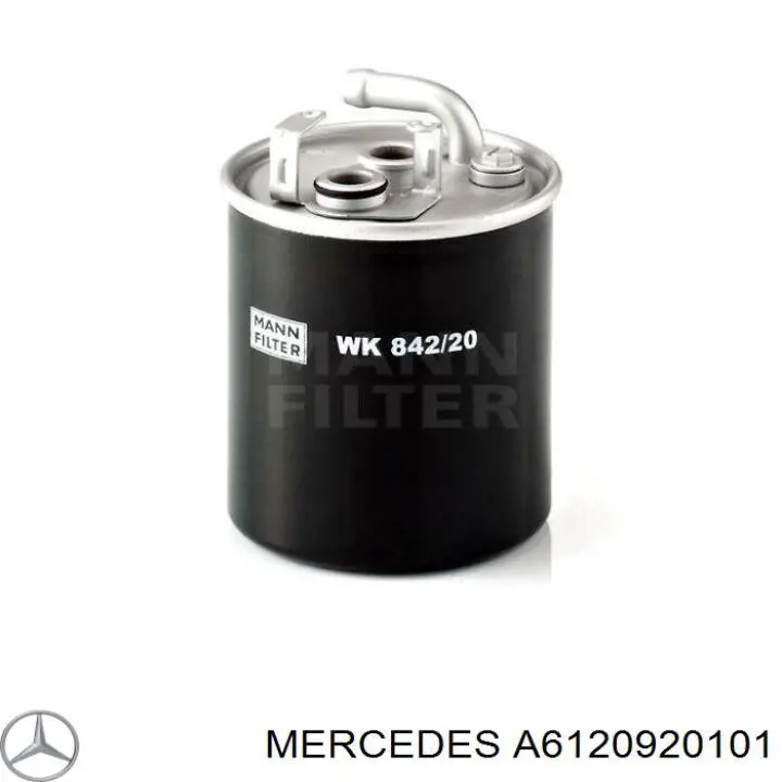 A6120920101 Mercedes Filtro de combustível